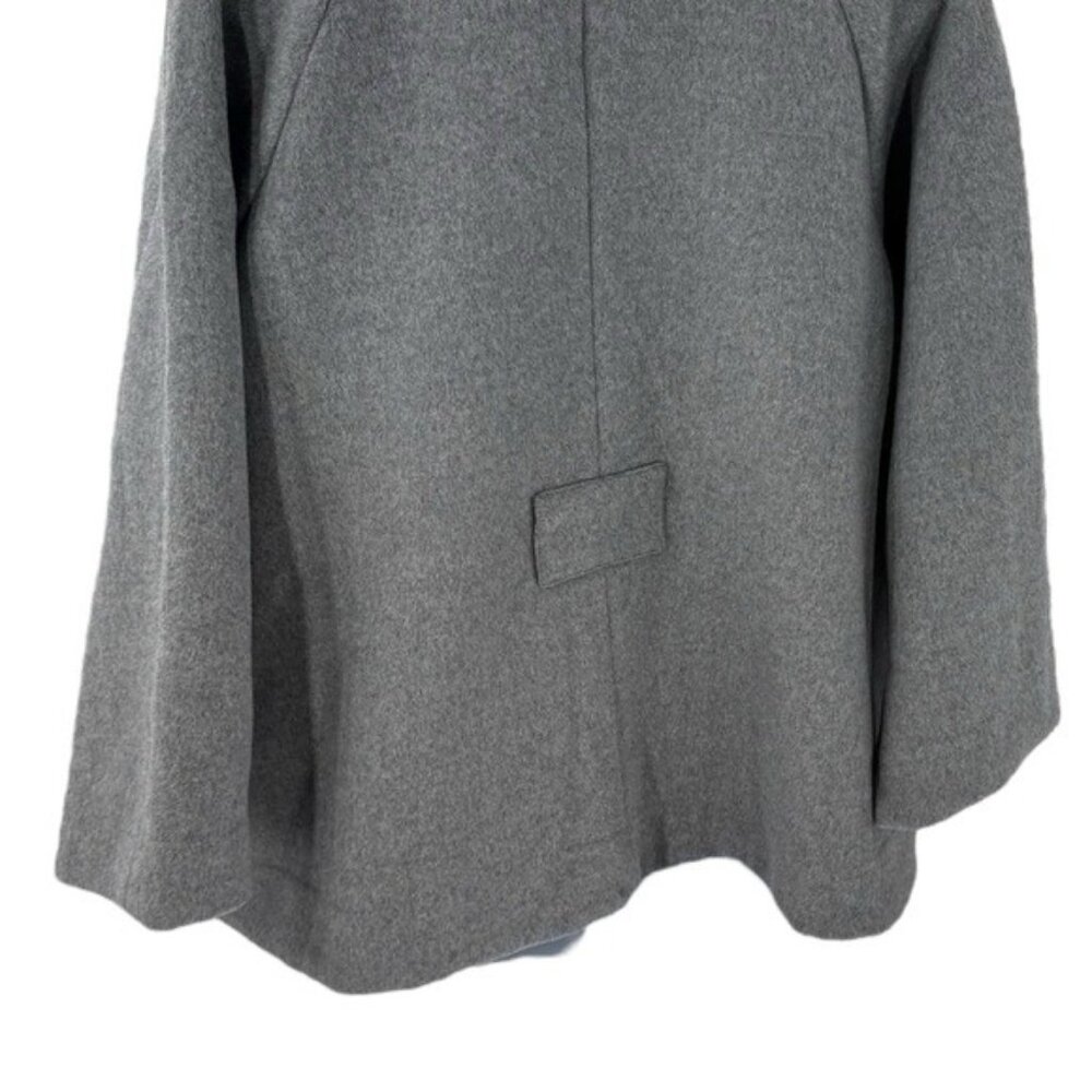 Tuckernuck NEW Gray Odelie Cape Relaxed Fit Wide Sleeve Mid-Length Jacket M/L - Picture 10 of 12